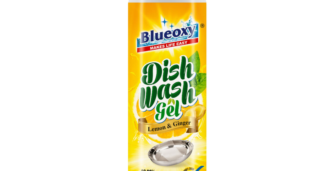 Blueoxy Antibacterial Dish Wash Gel Concentrate 500 ml