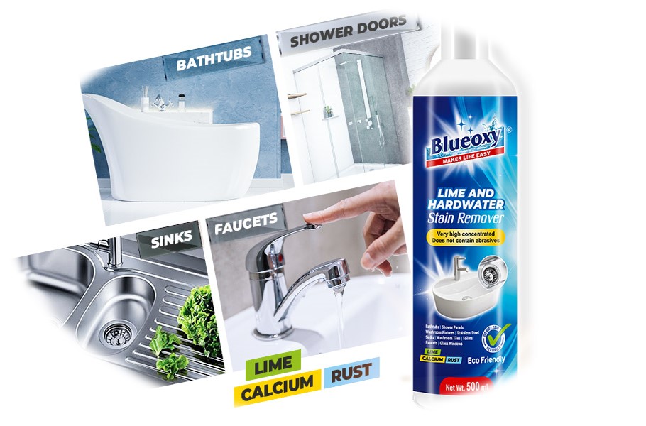 Cleaning Sinks, Tubs, and More with Blueoxy Lime & Hardwater Stain Remover