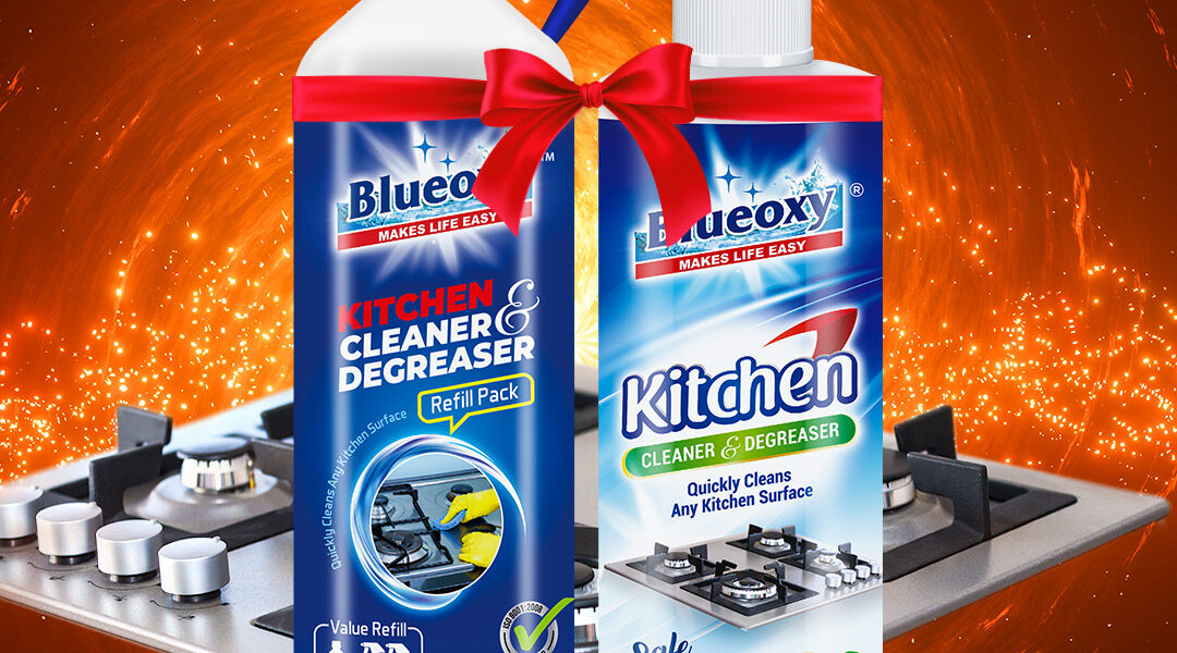 Combo 2 kitchen cleaner & degreaser spray and refill pack